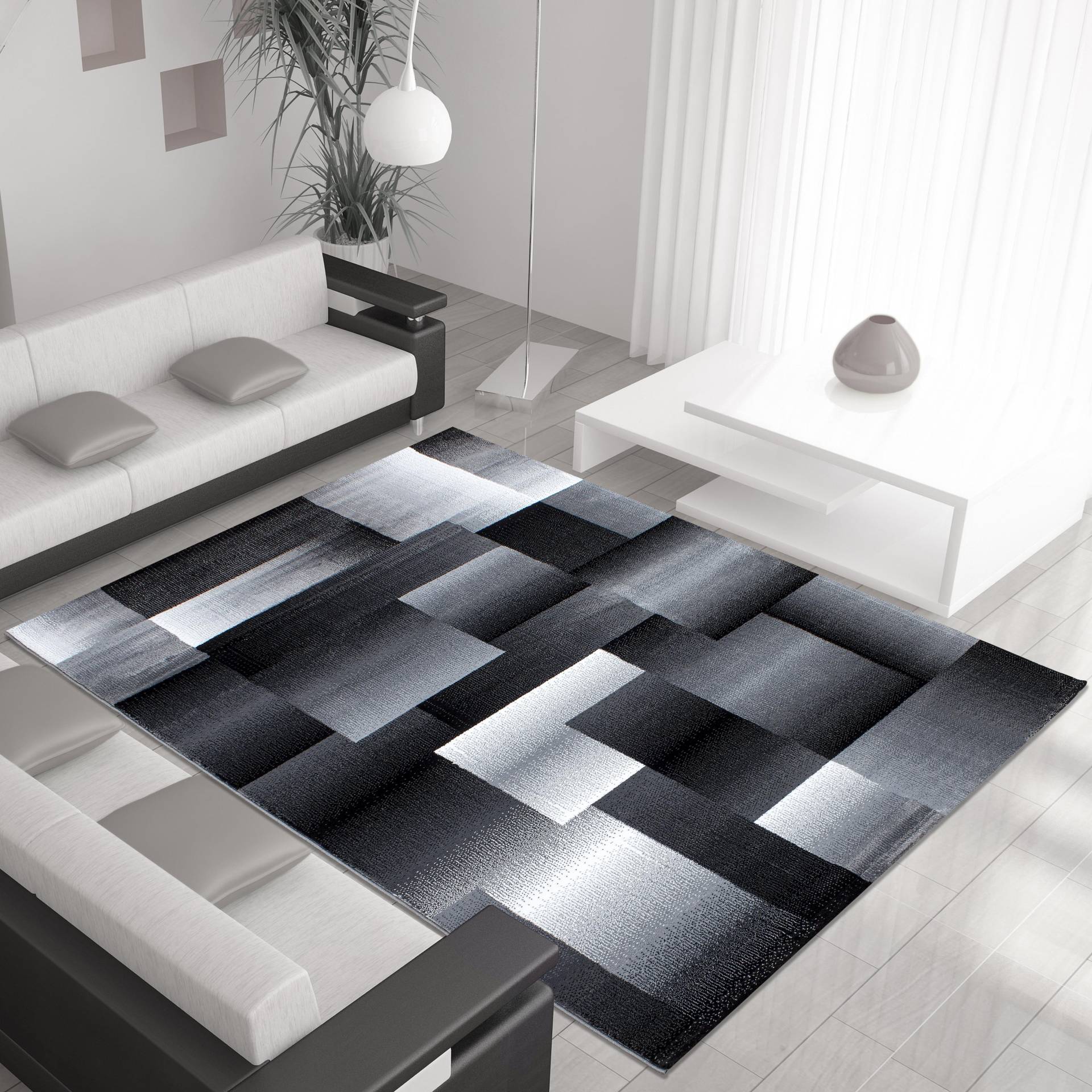 Ayyildiz Teppiche Teppich "Miami 6560" rechteckig 12 mm Höhe Kurzflor, Läufer, Wohnzimmer von Ayyildiz Teppiche