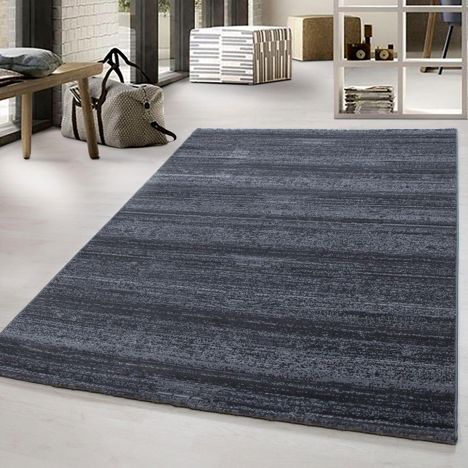 Ayyildiz Teppiche Teppich "Plus 8000" rechteckig 6 mm Höhe Läufer, gestreifter Flachflor, robust, Webteppich, alle Räume von Ayyildiz Teppiche