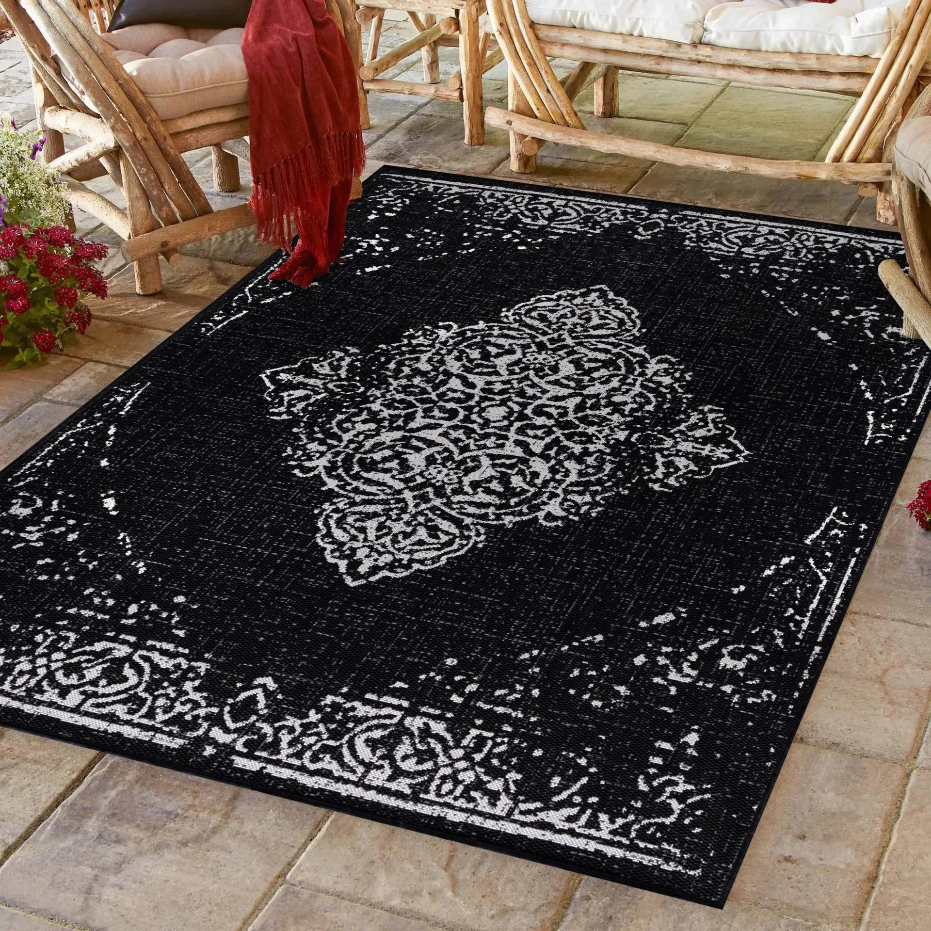 Ayyildiz Teppiche Teppich "SUNNY 4416" rechteckig 5 mm Höhe Läufer, Pflegeleicht / Strapazierfähig / In- und Outdoor geeignet von Ayyildiz Teppiche