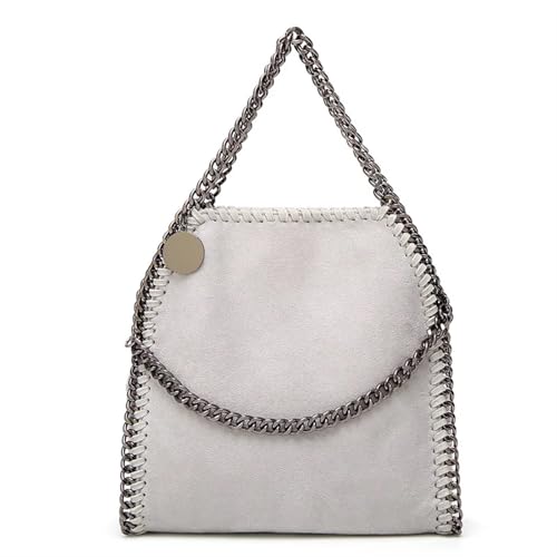 Ayztantine Damen Crossbody Kette Handtaschen Weiche Schulter Tragetaschen Mode Stil Damen Umhängetasche(GRAY) von Ayztantine