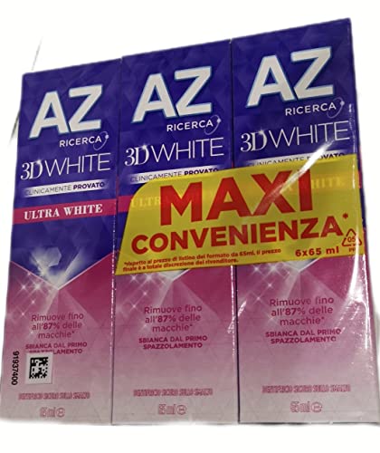 Zahnpasta Az 3Dw Ultra White 6 x 65 ml Zahnpasta Az 3Dw Ultra White 6 x 65 ml von Az Ricerca
