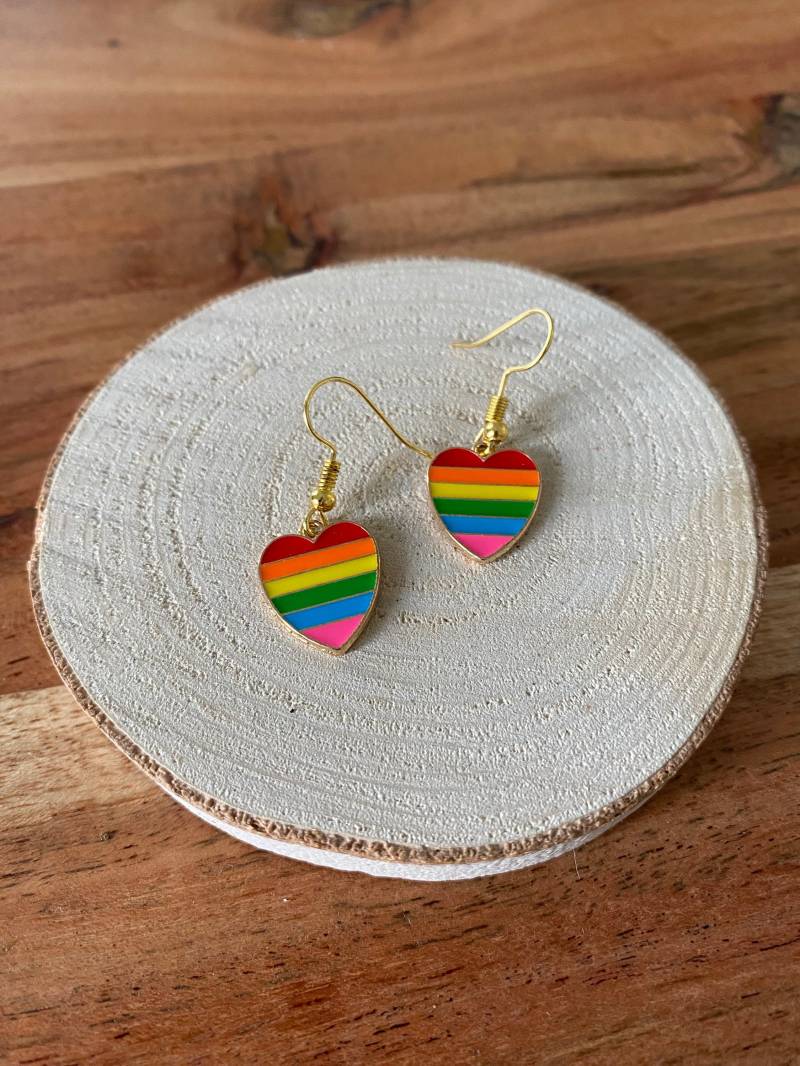 Earrings „Rainbow Heart" Earrings „Rainbow Heart" von AzadiShopDE