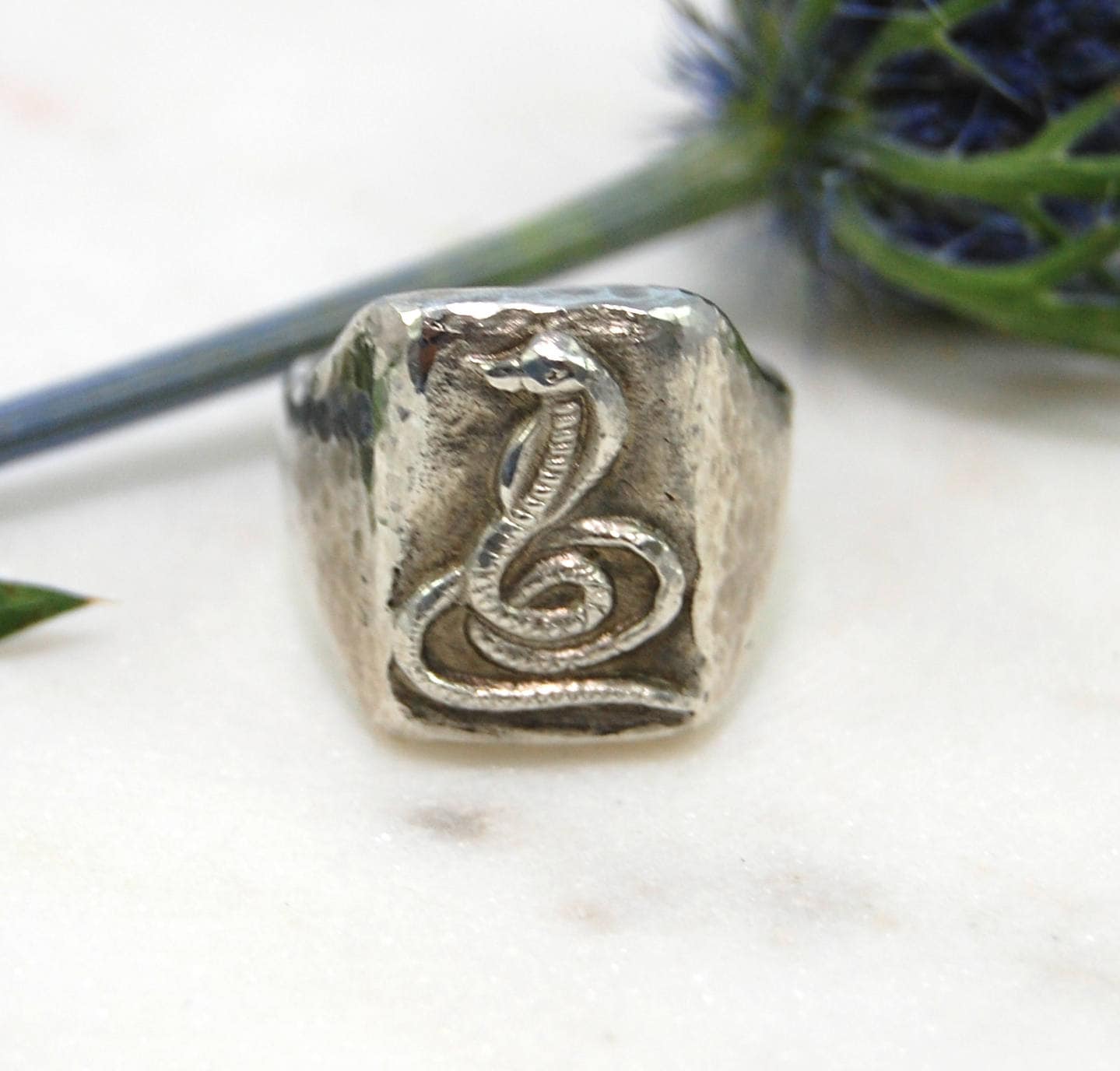 Schlange Ring | Sterling Silber Schlange Ring | Sterling Silber von Azamel
