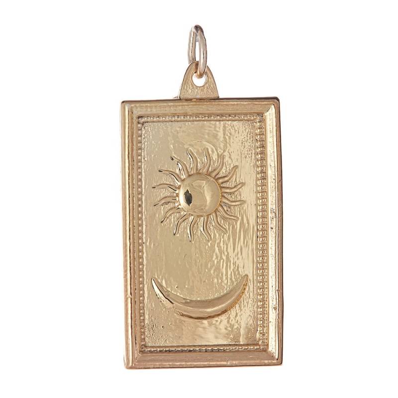 Sonne Mond Anhänger | 14Kt Gold Sonne Mond Anhänger | 14Kt Gold von Azamel