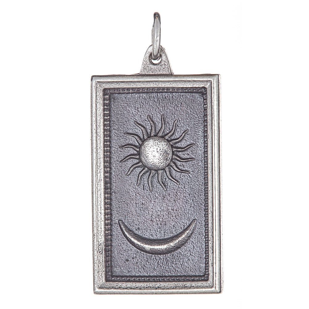 Sonne Mond Anhänger | Sterling Silver - Antiqued Sonne Mond Anhänger | Sterling Silver - Antiqued von Azamel