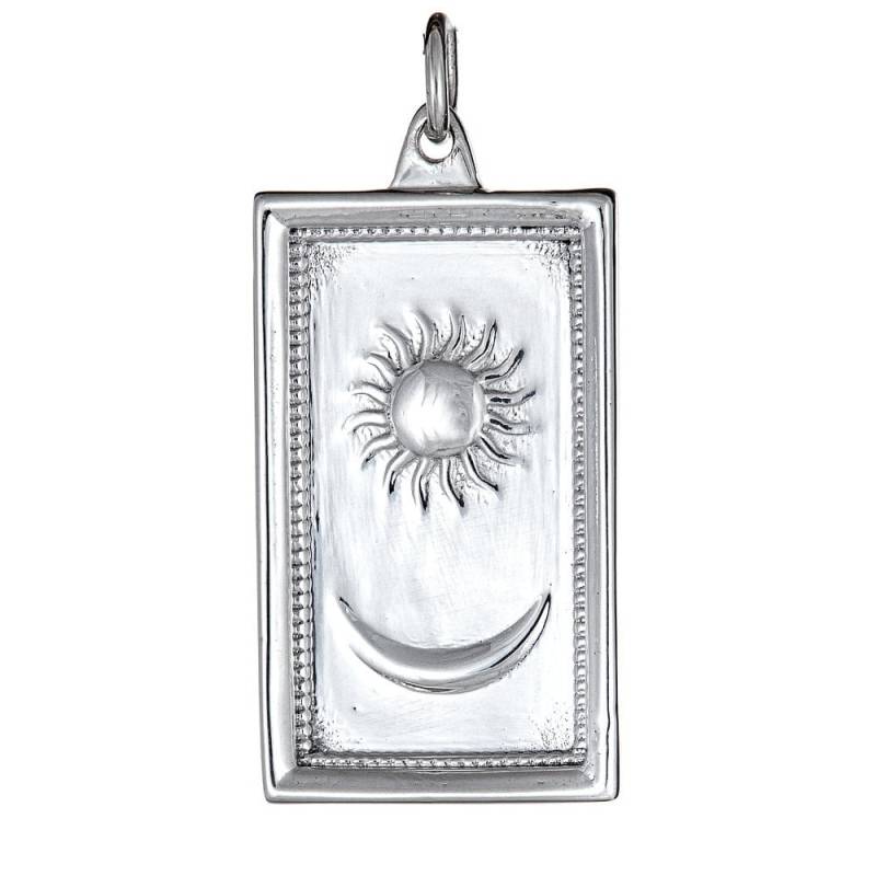 Sonne Und Mond Anhänger | Sterling Silber von Azamel