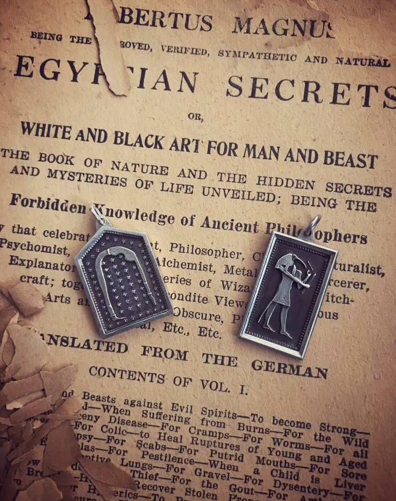 Tahuti Anhänger | Sterling Silber - Antiqued Tahuti Anhänger | Sterling Silber - Antiqued von Azamel