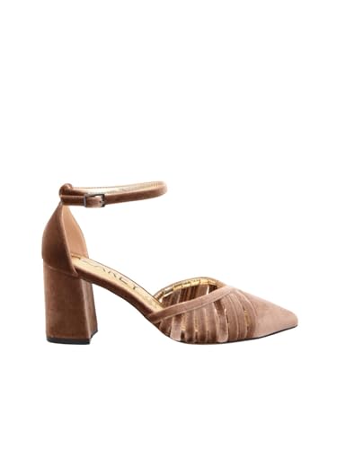 Azarey Salonschuhe aus Samt, Taupe 89, 39 EU von Azarey