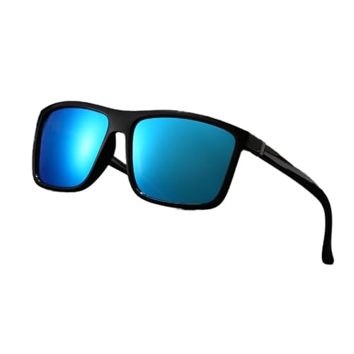 Azarton ReelVision Polarisierte Sonnenbrille UV400 für Herren & Damen – Ultraleichtes Sportmodell mit Retro-Design, ideal für Angeln, Autofahren und Golf (Blau) von Azarton