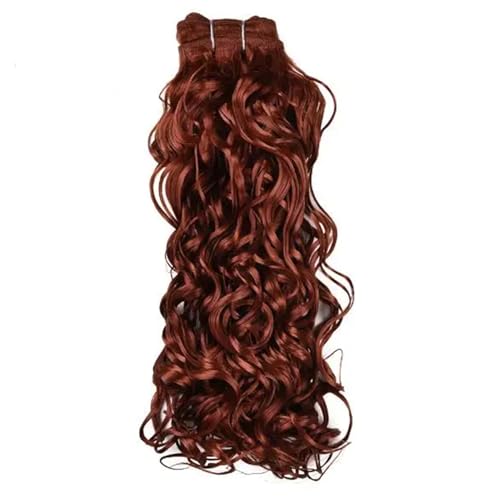 1PCS Synthetische Wasser Wellige Haar Extensions 18" 24" Weben Bundles Mit Doppel Schuss Haar Weben Für Damen #350 24Inch von Azedssw