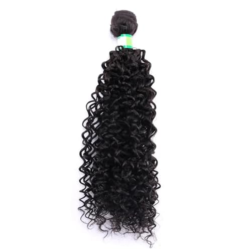 Damen Verworrene Lockige Haar Bundles 16 18 20 Zoll 1 Stück Ombre Synthetische Haar Extensions Zwei Ton Faser Haar Weben #2 16 Inch von Azedssw