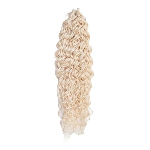 Lockiges Haar Deep Wave Twist Haarverlängerungen Für Damen 20 Zoll Ombre Blonde Häkelhaar Synthetische Häkelzöpfe 613 24inch 20Inch von Azedssw