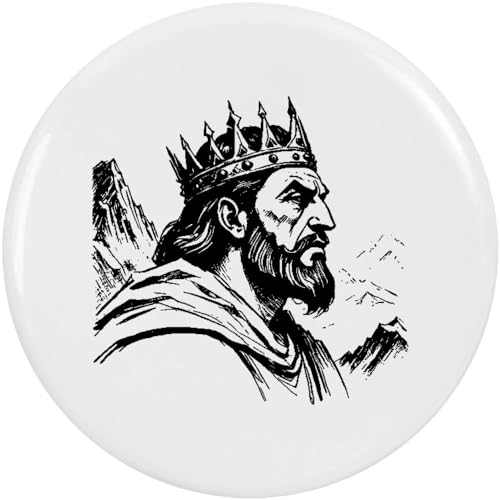 Anstecknadel "King Arthur" (BB046168), 77 mm, Metall von Azeeda