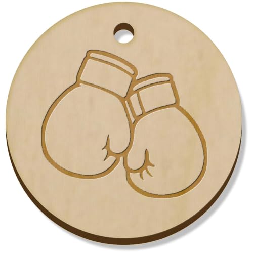 Azeeda 11 x 34mm 'Boxhandschuhe' Hölzerne Schmuckanhänger (PN00075442) von Azeeda