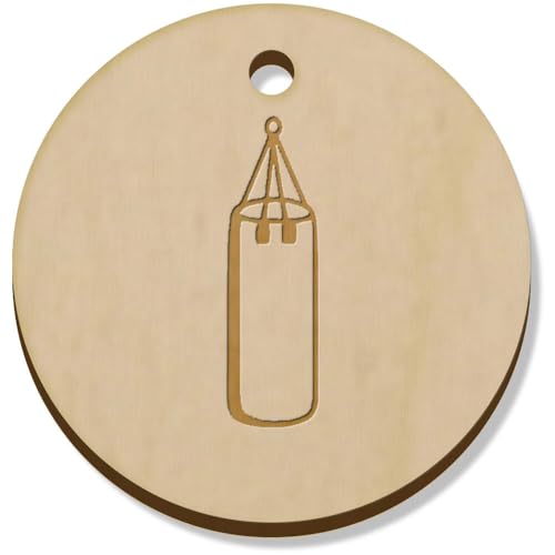 Azeeda 11 x 34mm 'Boxsack' Hölzerne Schmuckanhänger (PN00075443) von Azeeda