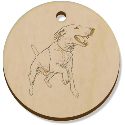 Azeeda 11 x 34mm 'Labrador-Lauf' Hölzerne Schmuckanhänger (PN00072021) von Azeeda