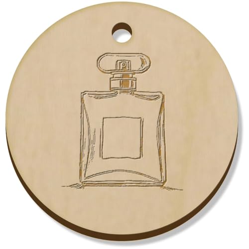 Azeeda 11 x 34mm 'Parfümflasche' Hölzerne Schmuckanhänger (PN00072042) von Azeeda