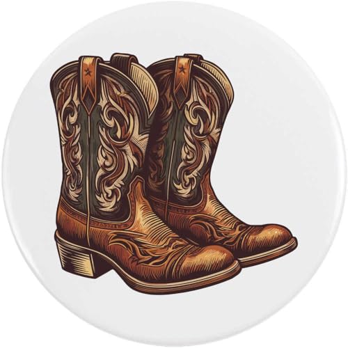 Azeeda 2 x 38mm 'Amerikanische Cowboystiefel' Pin Knopf-Abzeichen (BB00146017) von Azeeda