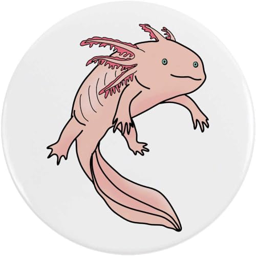 Azeeda 2 x 38mm 'Axolotl' Pin Knopf-Abzeichen (BB00132657) von Azeeda
