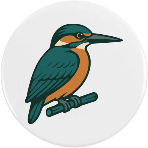 Azeeda 2 x 38mm 'Eisvogel' Pin Knopf-Abzeichen (BB00148524) von Azeeda