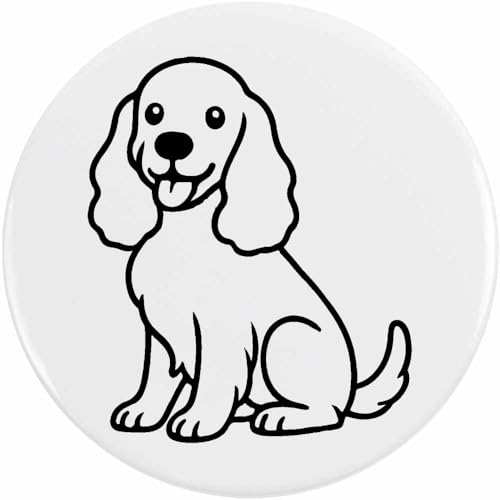 Azeeda 2 x 38mm 'Englischer Cocker Spaniel' Pin Knopf-Abzeichen (BB00144793) von Azeeda