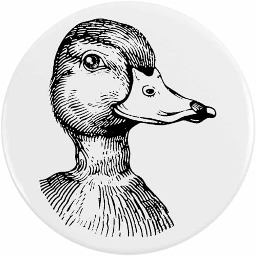 Azeeda 2 x 38mm 'Entenporträt' Pin Knopf-Abzeichen (BB00146338) von Azeeda