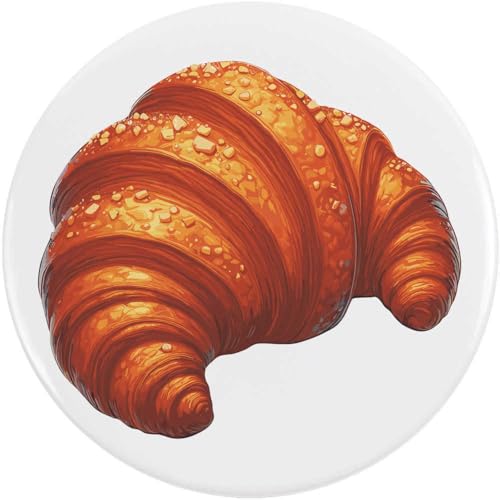 Azeeda 2 x 38mm 'Frisch gebackenes Croissant' Pin Knopf-Abzeichen (BB00149013) von Azeeda