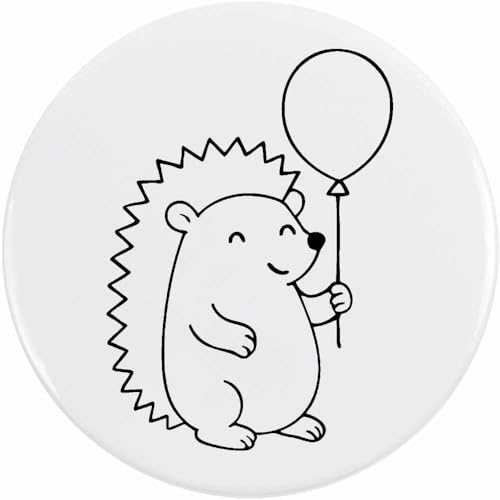 Azeeda 2 x 38mm 'Party-Igel' Pin Knopf-Abzeichen (BB00149480) von Azeeda