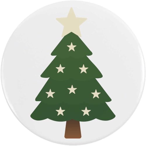 Azeeda 2 x 38mm 'Weihnachtsbaum' Pin Knopf-Abzeichen (BB00148443) von Azeeda