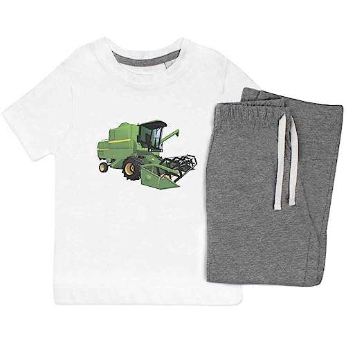 Azeeda 3-4 Jahre 'Mähdrescher' Kinder Nachtwäsche/Pyjama Set (KP00126971) von Azeeda