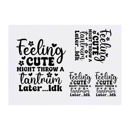Azeeda 4 x 'Fühlen Sie sich süß lustiges Zitat Babys Kleinkinder' Temporäre Tattoos - Wasserfest, Hautfreundlich & Ungiftig · Transfers in Verschiedenen Größen (TO00081248) von Azeeda