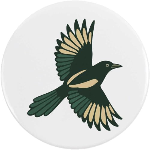 Azeeda 58mm 'Fliegende Elster' Pin Knopf-Abzeichen (BB00148658) von Azeeda