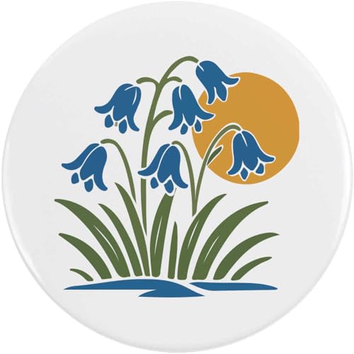 Azeeda 58mm 'Glockenblume' Pin Knopf-Abzeichen (BB00150009) von Azeeda