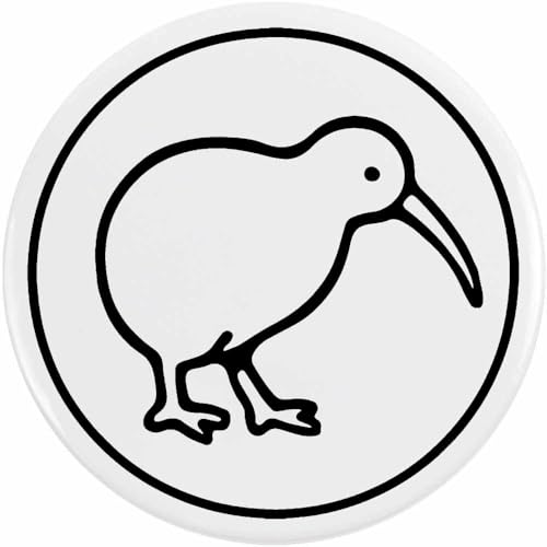 Azeeda 58mm 'Kiwi' Pin Knopf-Abzeichen (BB00148235) von Azeeda