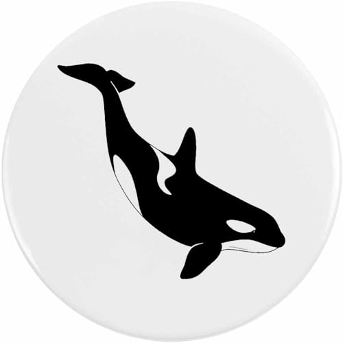 Azeeda 58mm 'Tauchen Orca Marine' Pin Knopf-Abzeichen (BB00145875) von Azeeda