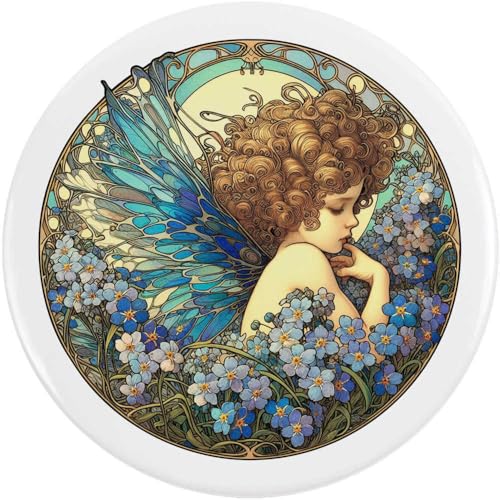 Azeeda 58mm 'Vergissmeinnicht Gartenfee' Pin Knopf-Abzeichen (BB00147742) von Azeeda