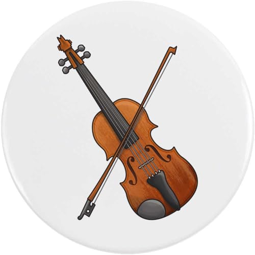 Azeeda 58mm 'Violín' Pin Knopf-Abzeichen (BB00059183) von Azeeda