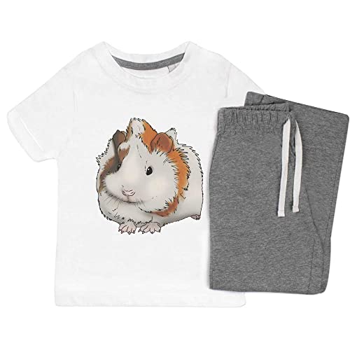 Azeeda 7-8 Jahre 'Meerschweinchen-Welpe' Kinder Nachtwäsche/Pyjama Set (KP00073369) von Azeeda