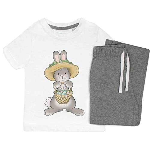 Azeeda 7-8 Jahre 'Osterhase' Kinder Nachtwäsche/Pyjama Set (KP00119588) von Azeeda