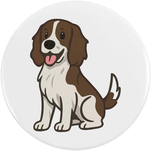 Azeeda 77mm 'Englischer Springer Spaniel' Pin Knopf-Abzeichen (BB00144788) von Azeeda