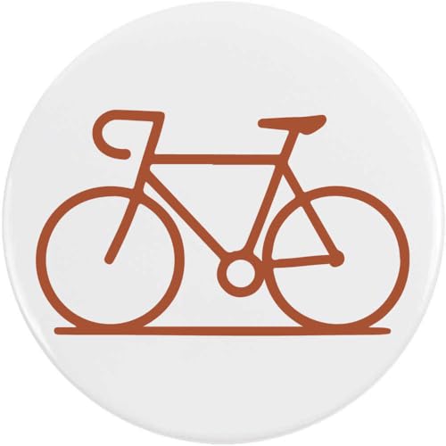 Azeeda 77mm 'Fahrradsymbol Radfahren' Pin Knopf-Abzeichen (BB00147293) von Azeeda
