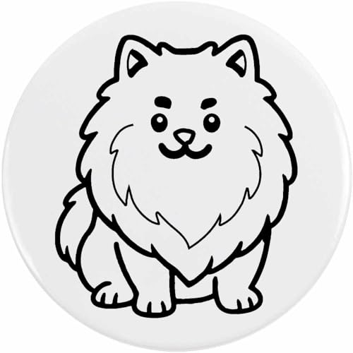 Azeeda 77mm 'Pommerschen' Pin Knopf-Abzeichen (BB00144797) von Azeeda