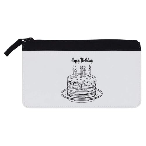 Azeeda 'Alles Gute zum Geburtstag Kuchen mit Kerzen' Stifteetui (PC00053236) von Azeeda