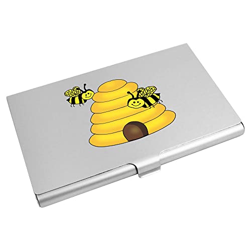 Azeeda 'Bienenstock und Bienen' Visitenkarten-etui (CH00034343) von Azeeda