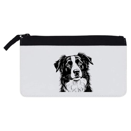Azeeda 'Border Collie Portrait' Stifteetui (PC00054958) von Azeeda