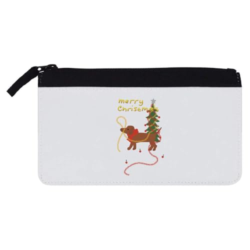 Azeeda 'Dackel schmückt zu Weihnachten ' Stifteetui (PC00054019) von Azeeda