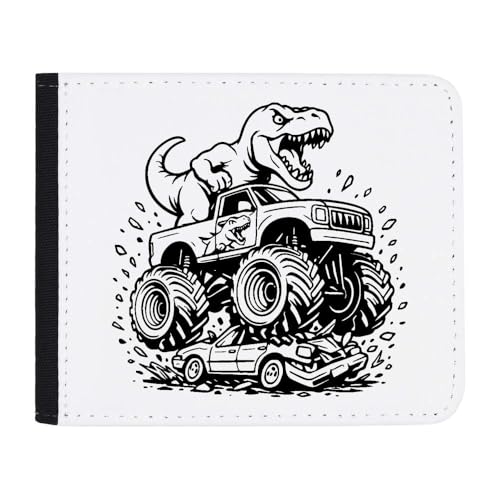 Azeeda 'Dinosaurier-Monstertruck-Zertrümmerung' Geldbörse (WL00031133) von Azeeda