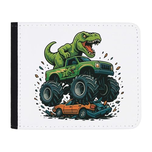 Azeeda 'Dinosaurier-Monstertruck-Zertrümmerung' Geldbörse (WL00031134) von Azeeda