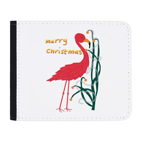 Azeeda 'Flamingo schmückt zu Weihnachten ' Geldbörse (WL00025913) von Azeeda
