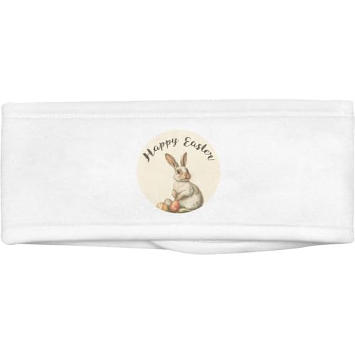 Azeeda 'Frohe Ostern mit Kaninchen und Eiern' Beauty Head Band/Haarband (HB00037926) von Azeeda